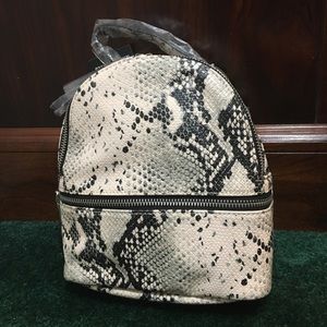 Steve Madden Mini Backpack Snake Print NWT